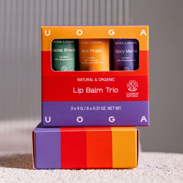 Balm Trio | Lūpų balzamai | Natūrali kosmetika | Uoga Uoga